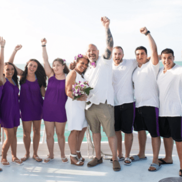 a group of people posing for the camera
