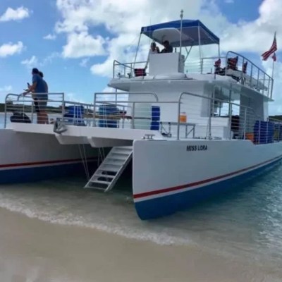 Miss Lora Boat on the beach