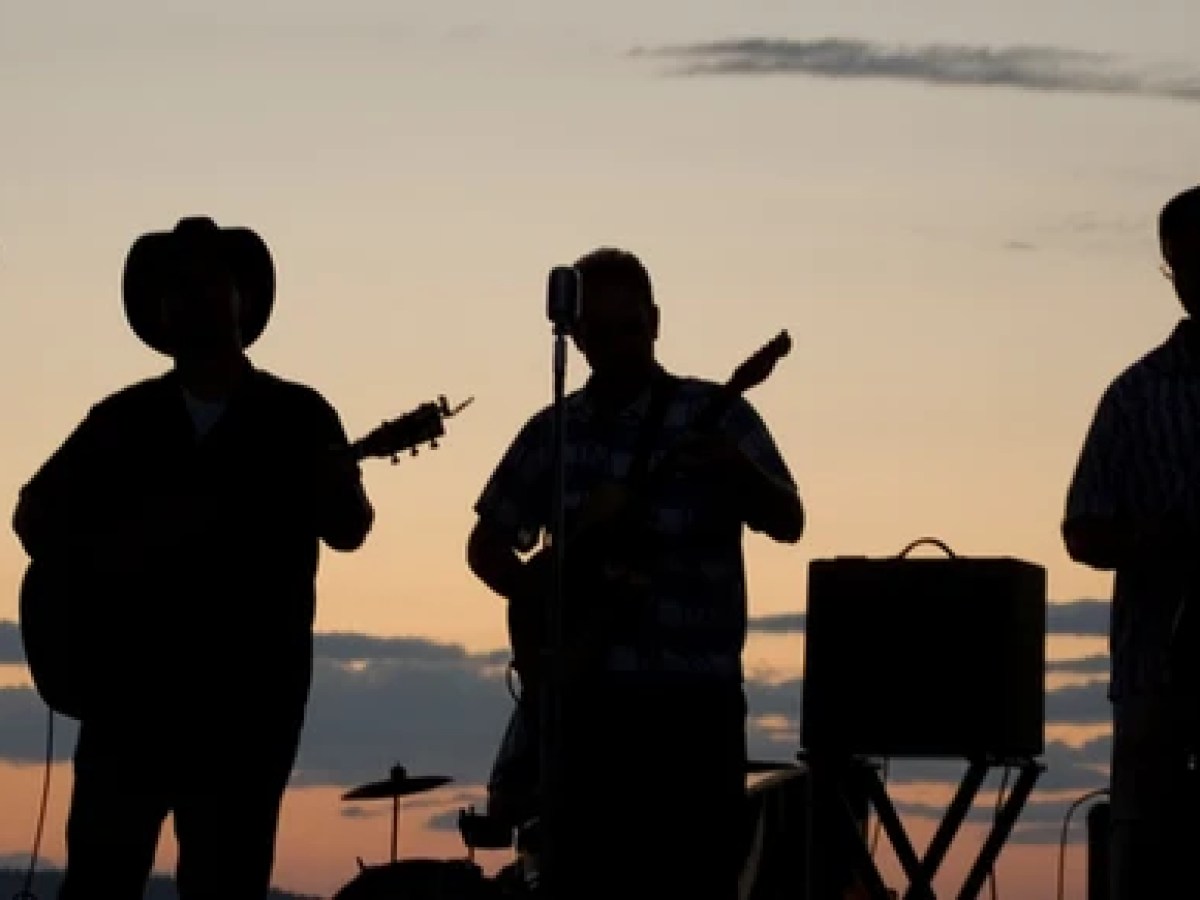 Band playing