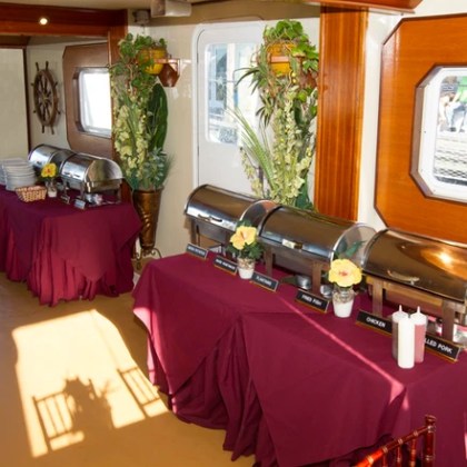 Boat dining Area