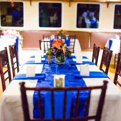 Boat dinner tables