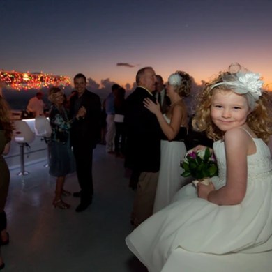Little girl smiling on a boat