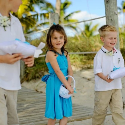 Ringbearers and flower girl