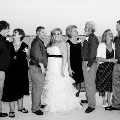 Wedding family photo