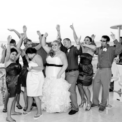 Bridal Party posing for a photo
