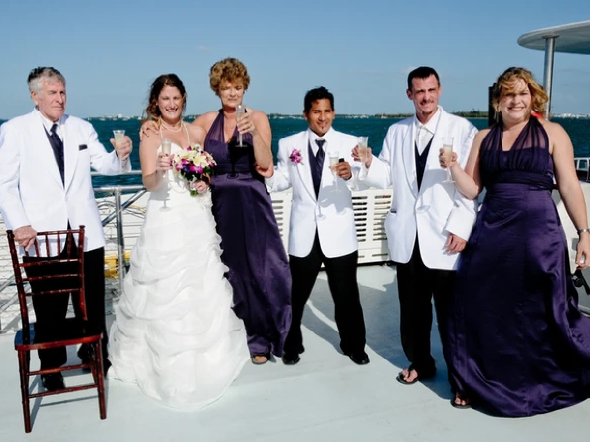 Boat Wedding Guests